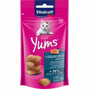 Vitakraft Cat Yums Salmon & Omega 3 40g