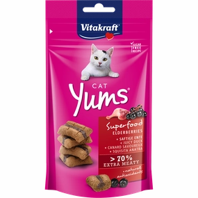 Vitakraft Cat Yums Superfood Duck & Elderberries 40g
