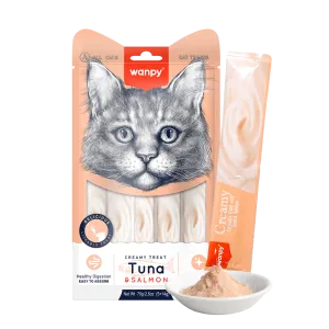 Wanpy Cat Treat Creamy Tuna & Salmon 70g