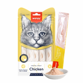 Wanpy Cat Treat Creamy Chicken 70g