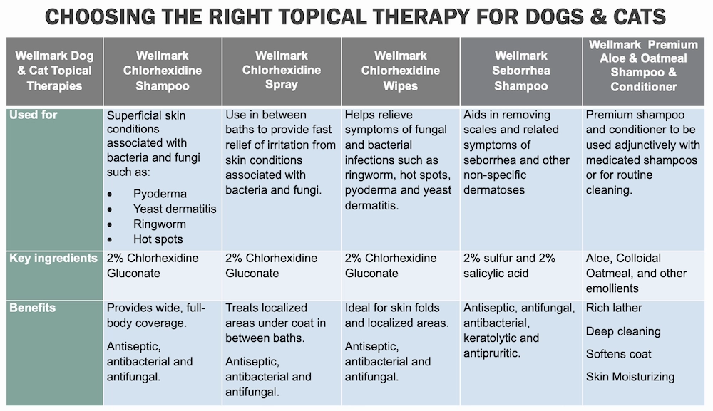 Wellmark Chlorhexidine Pads for Dogs & Cats