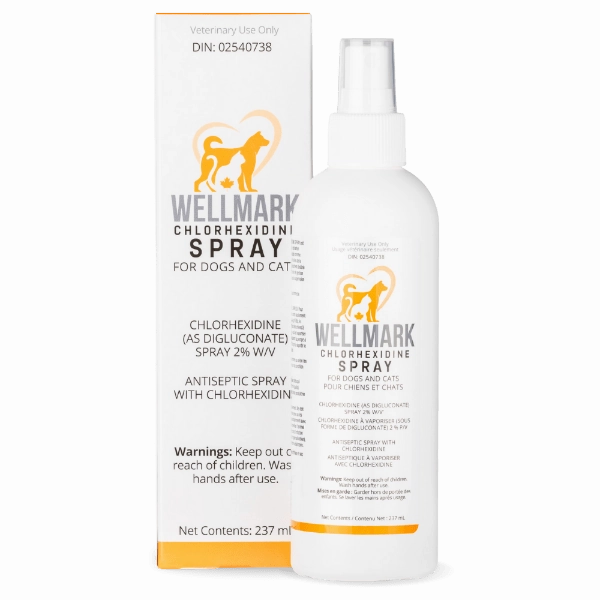 Wellmark Chlorhexidine Spray for Dogs & Cats