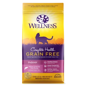 Wellness Cat Complete Health Grain Free Indoor Salmon & Herring Meal Recipe 5.5lb