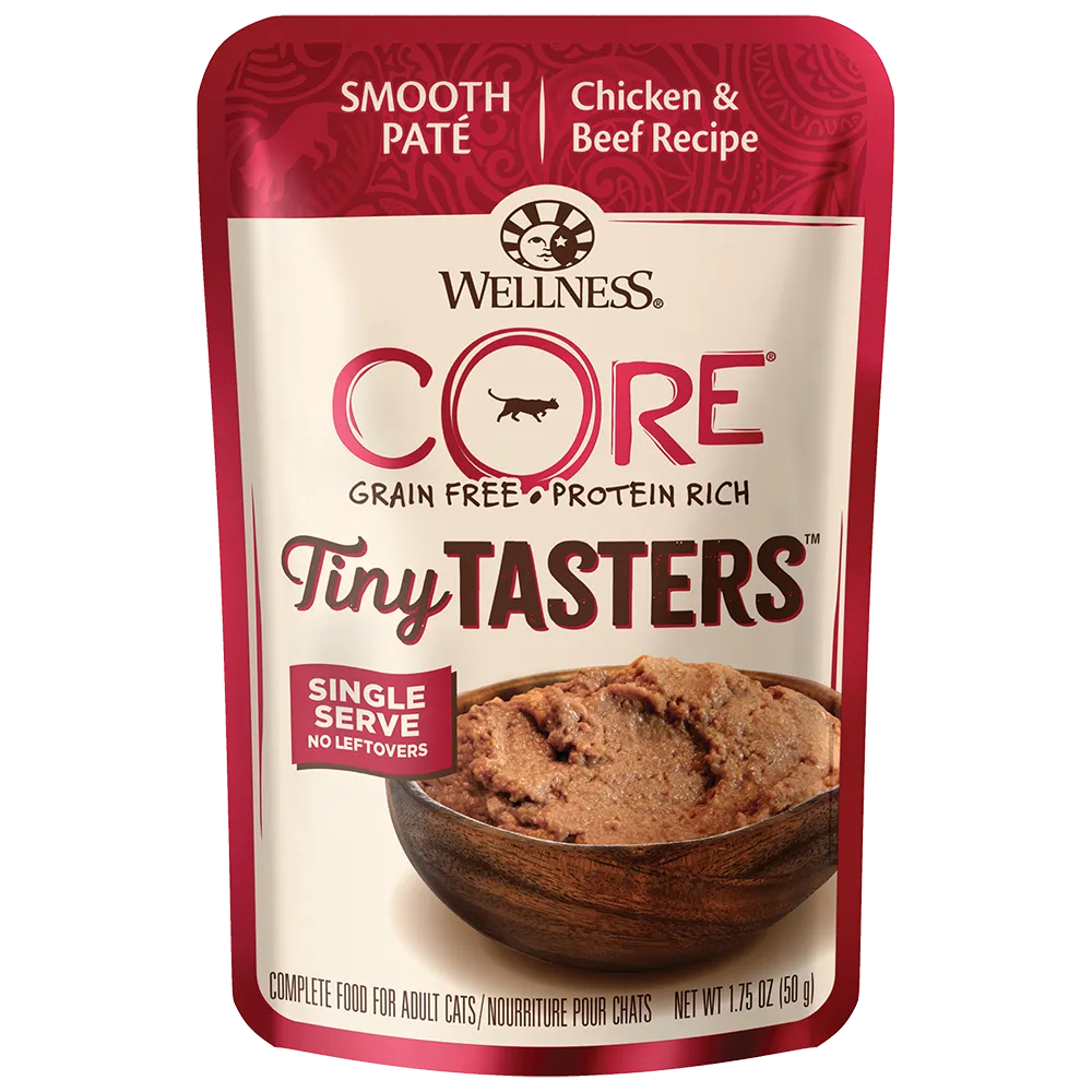 Wellness Cat Core Tiny Tasters Chicken & Beef 1.75oz