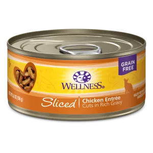 Wellness Cat Grain Free Sliced Chicken Entree 5.5oz