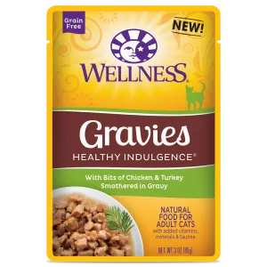 Wellness Cat Healthy Indulgence Gravies - Chicken & Turkey 3oz