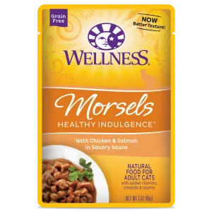 Wellness Cat Healthy Indulgence Morsels - Chicken & Salmon 3oz