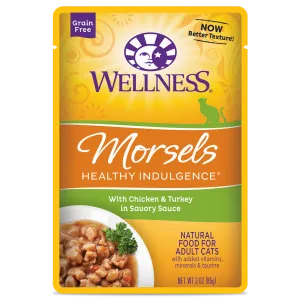 Wellness Cat Healthy Indulgence Morsels - Chicken & Turkey 3oz