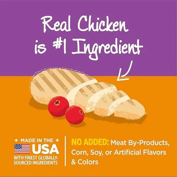 Wellness Kittles Chicken & Cranberries Cat Treats
