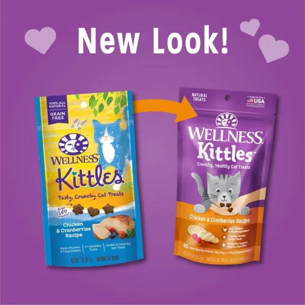 Wellness Kittles Chicken & Cranberries Cat Treats