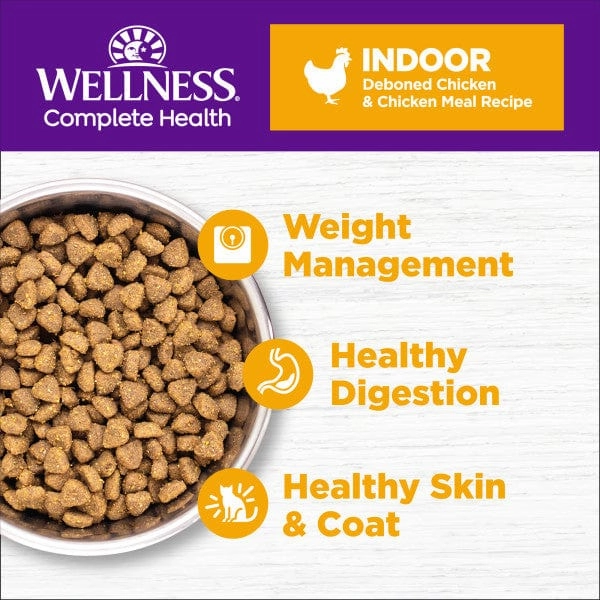 Wellness Complete Health Grain Free Indoor Deboned Chicken Dry Cat Food