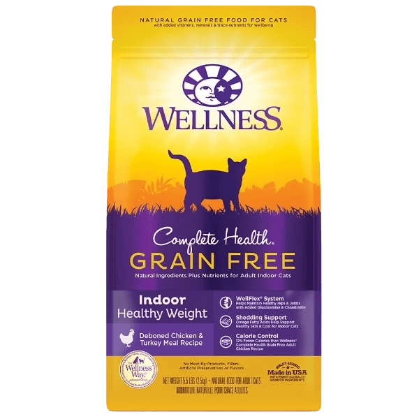 Wellness Complete Health Grain Free Indoor Healthy Weight Dry Cat Food