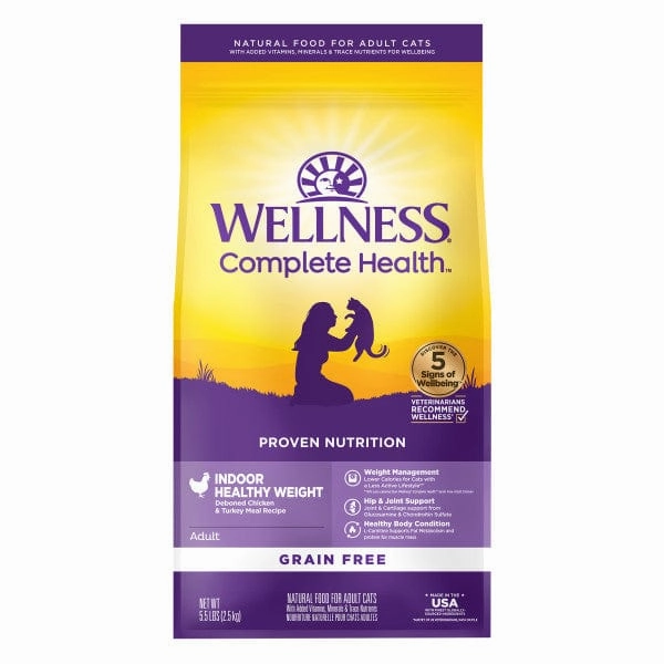 Wellness Complete Health Grain Free Indoor Healthy Weight Dry Cat Food
