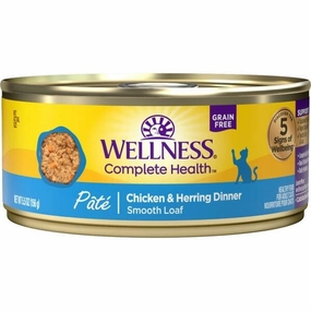 Wellness Complete Health Pate Chicken & Herring Dinner Canned Cat Food