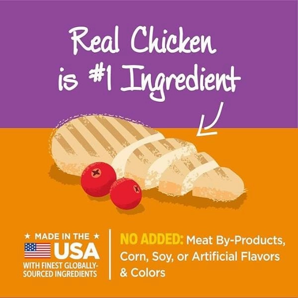 Wellness Kittles Chicken & Cranberries Cat Treats