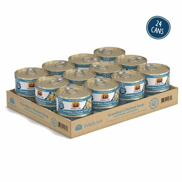 Weruva Grandma's Chicken Soup with Chicken & Pumpkin Canned Cat Food, 3oz