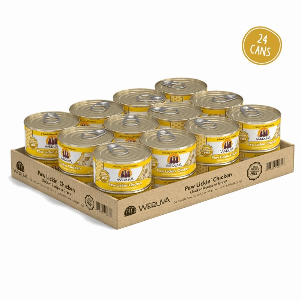 Weruva Paw Lickin' Chicken Recipe in Gravy Canned Cat Food, 3oz