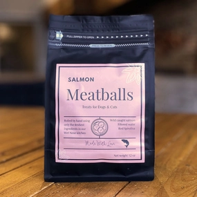WET NOSE Frozen Salmon Meatball Treats for Dogs & Cats