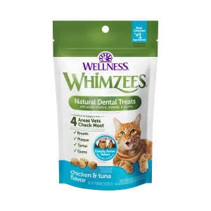 Whimzees Cat Natural Dental Treats Chicken & Tuna 2oz