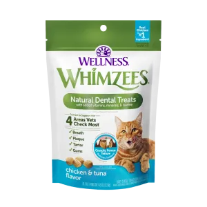 Whimzees Cat Natural Dental Treats Chicken & Tuna 4.5oz