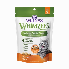 Whimzees Cat Natural Dental Treats Chicken 4.5oz
