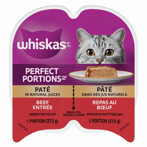 Whiskas Perfect Portions Beef Pt Wet Cat Food