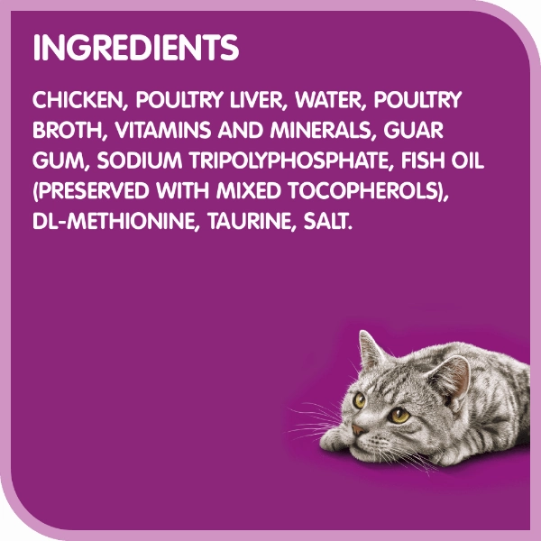 Whiskas Perfect Portions Chicken & Liver Pt Wet Cat Food
