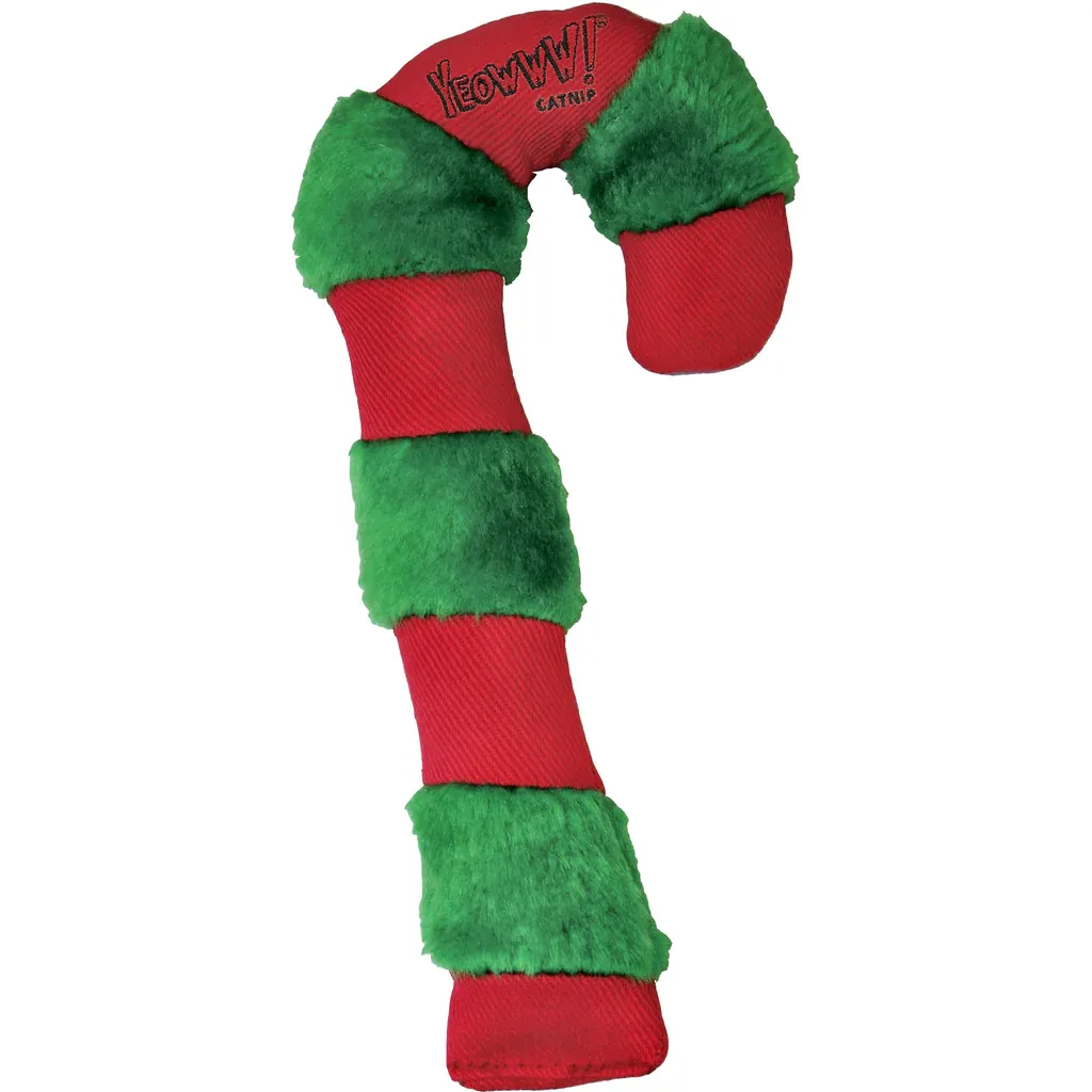 Yeowww! Candy Cane Cat Toy