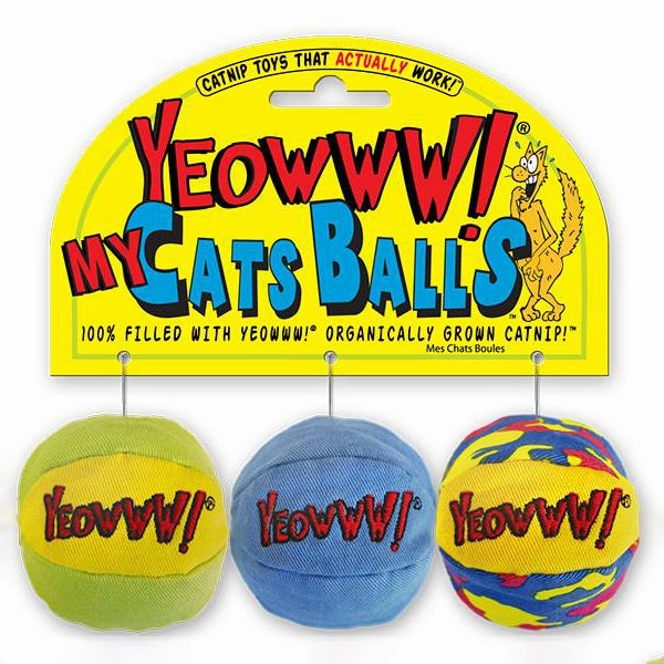 Yeowww! My Cats Balls 3pcs