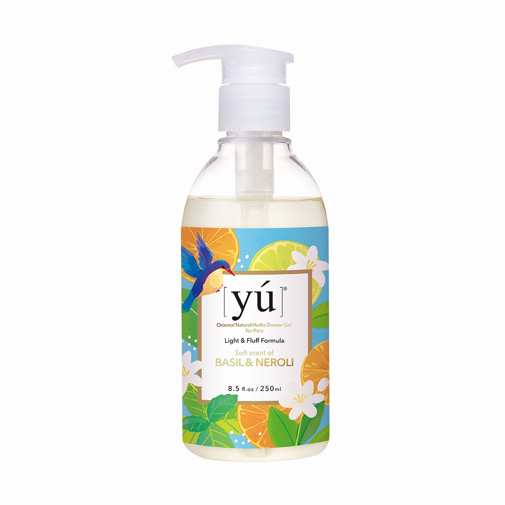 Yu Oriental Natural Herbs Shower Gel Basil & Neroli for Cats & Dogs 250ml