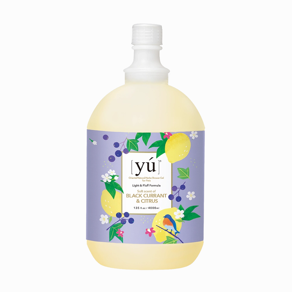Yu Oriental Natural Herbs Shower Gel Blackcurrant & Citrus for Cats & Dogs 4000ml