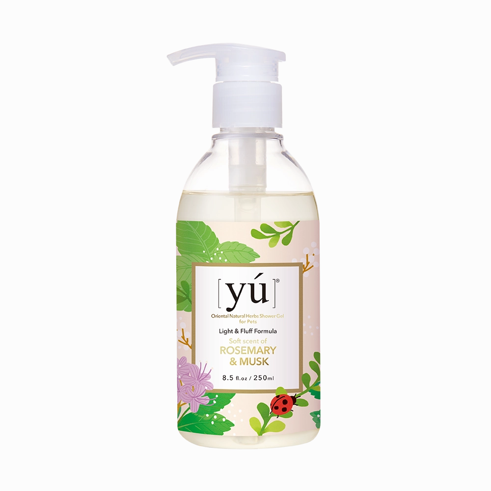 Yu Oriental Natural Herbs Shower Gel Rosemary & Musk for Cats & Dogs 250ml