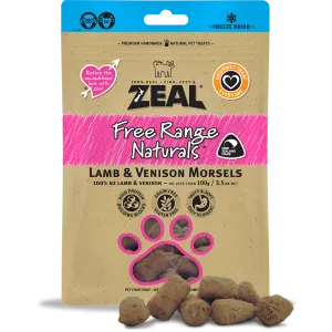 Zeal Free Range Naturals Lamb & Venison Morsels 100g