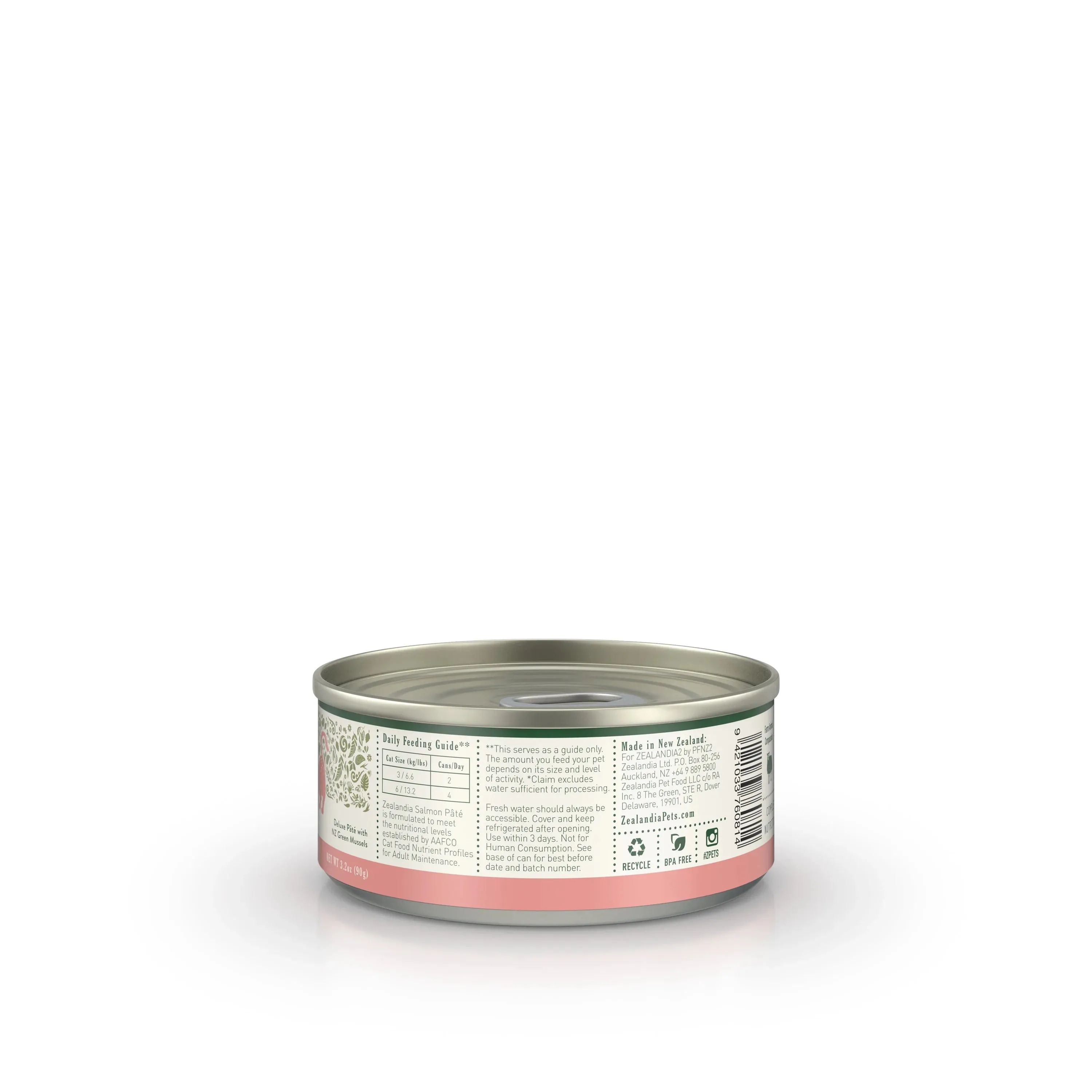 Zealandia Adult Cat Wet Food - Salmon Pate